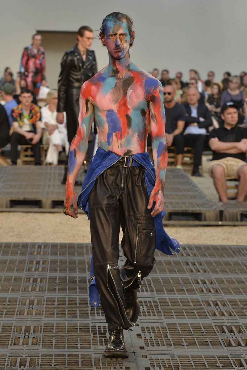 Paint-Splattered Fashion Runways