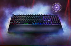 Laser-Activated Gaming Keyboards