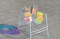 Iridescent Rainbow Chairs