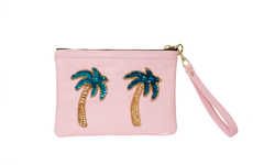 Palm-Themed Wrist Clutches