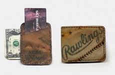 Upcycled Baseball Accessory Wallets