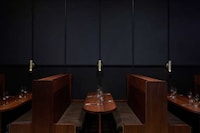 Dark-Lit Elegant Restaurant Interiors Image 4
