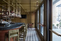 Dark-Lit Elegant Restaurant Interiors Image 5