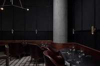 Dark-Lit Elegant Restaurant Interiors Image 7