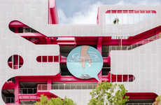 Artistically Mashed-Up Garage Facades