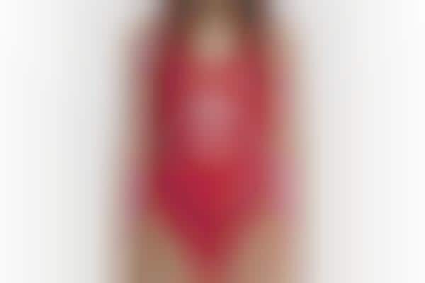 Sporty Red Bathing Suits