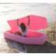 Pink Coffin-Shaped Pool Floats Image 2