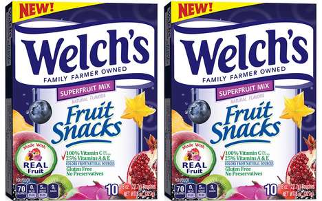 Super Fruit-Infused Prepackaged Treats