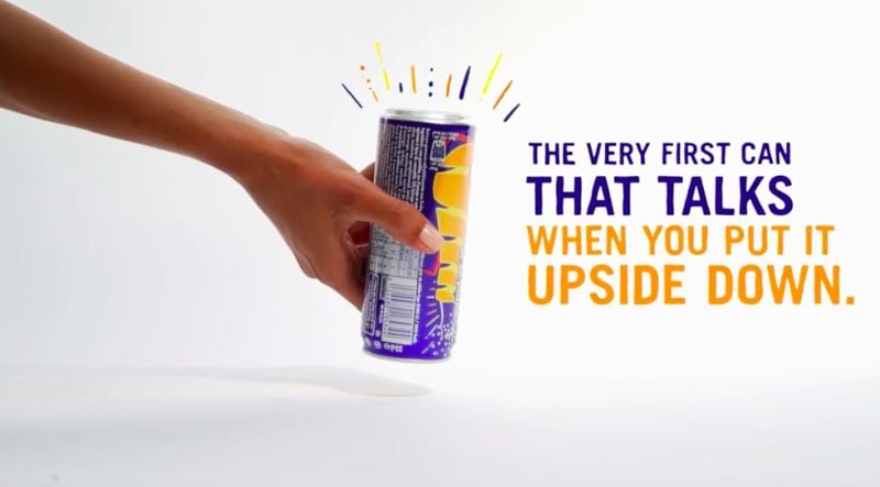 Talking Beverage Cans