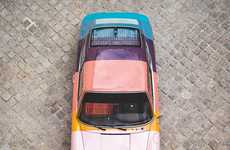 Reimagined Vintage Stripe Cars