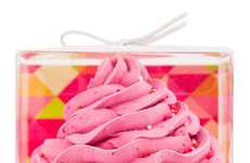 Vivid Cupcake-Shaped Bath Bombs