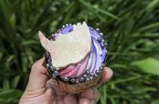 Shimmering Rhino Cupcakes