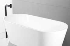 Visually Simplistic Bathroom Faucets