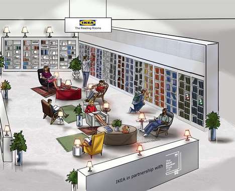 Trend maing image: In-Store Reading Lounges