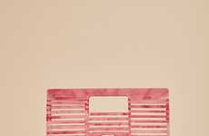 Rose-Hued Cage Purses