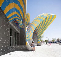 Colorfully Curved Installations Image 5