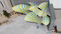 Colorfully Curved Installations Image 6