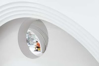 All-White Curvaceous Bookstores Image 2