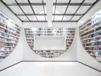 All-White Curvaceous Bookstores Image 4