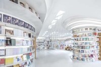 All-White Curvaceous Bookstores Image 7