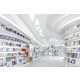 All-White Curvaceous Bookstores Image 8