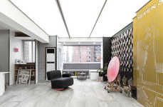 Compact Artful Apartment Interiors