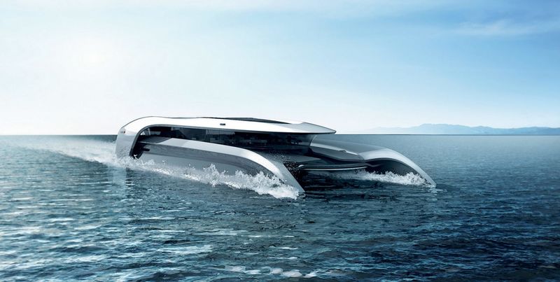 Luxe Electric Hydrofoil Catamarans
