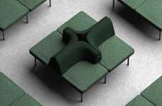 Interchangeable Grid-Like Seating