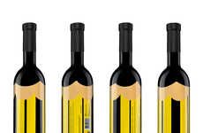 Pencil-Themed Wine Bottles