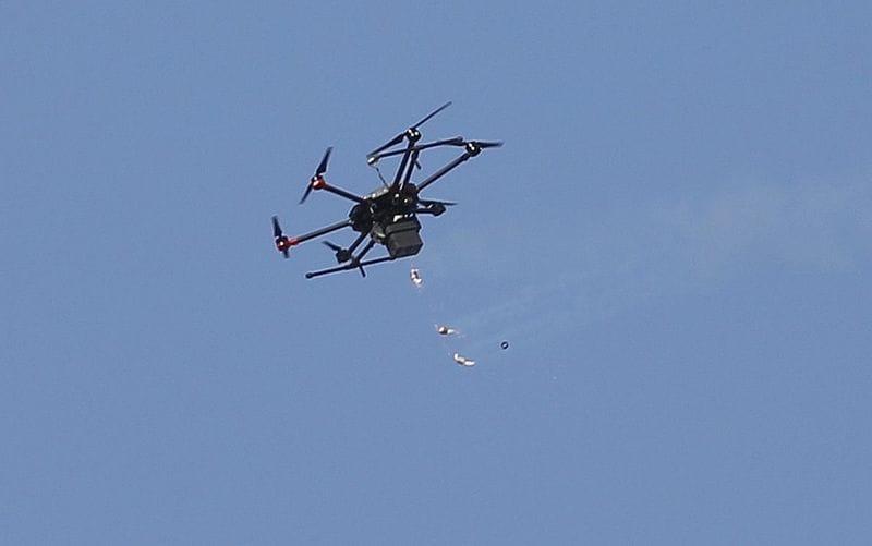 Drone-Disabling Security Multicopters