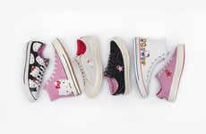 Canvas Cartoon Cat Sneakers