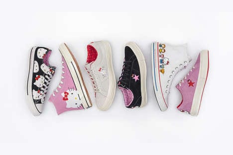 Canvas Cartoon Cat Sneakers