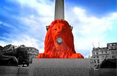 Lion-Shaped Poetic Installations