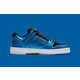 Glossy Electric Blue Sneakers Image 5