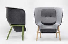 Privacy-Focused Recycled Chairs