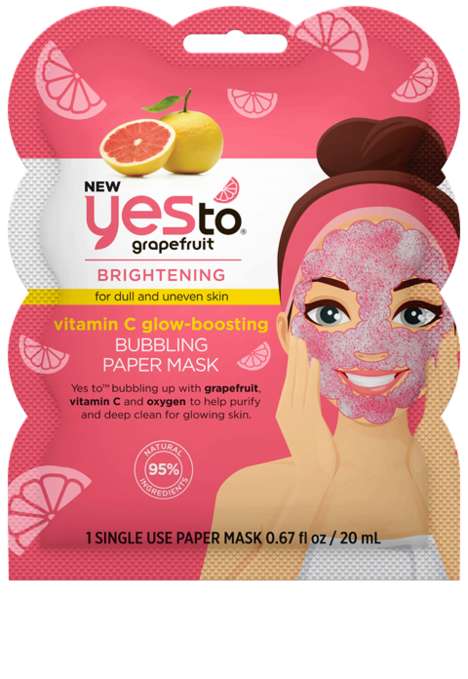 Bubbling Paper Face Masks