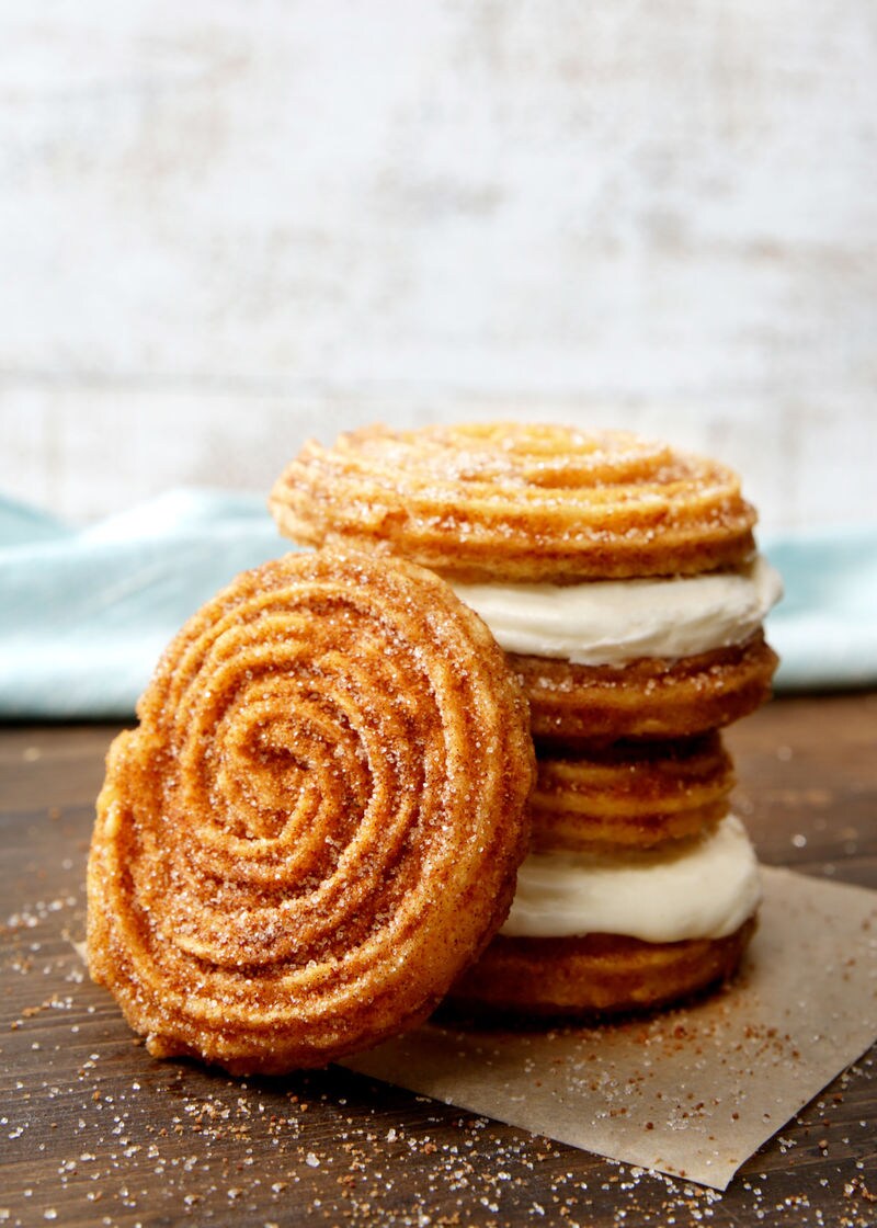 Frosted Churro Sandwiches