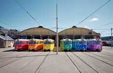 Prideful Vibrant Tram Designs