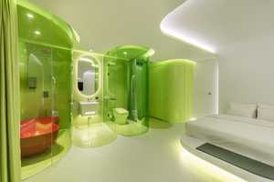 Lime-Themed Hotel Suites
