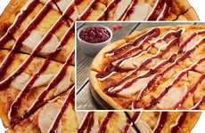 Cranberry Topped Chicken Pizzas
