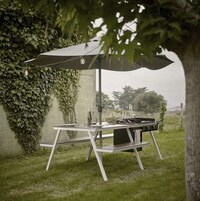 Grill-Incorporated Picnic Tables Image 8