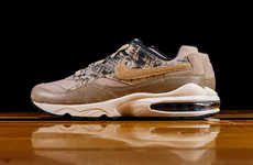 Exotic Textile Retro Sneakers