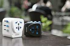 Grounded Global Travel Adapters