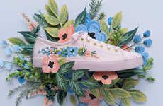 Elegant Floral Footwear Designs