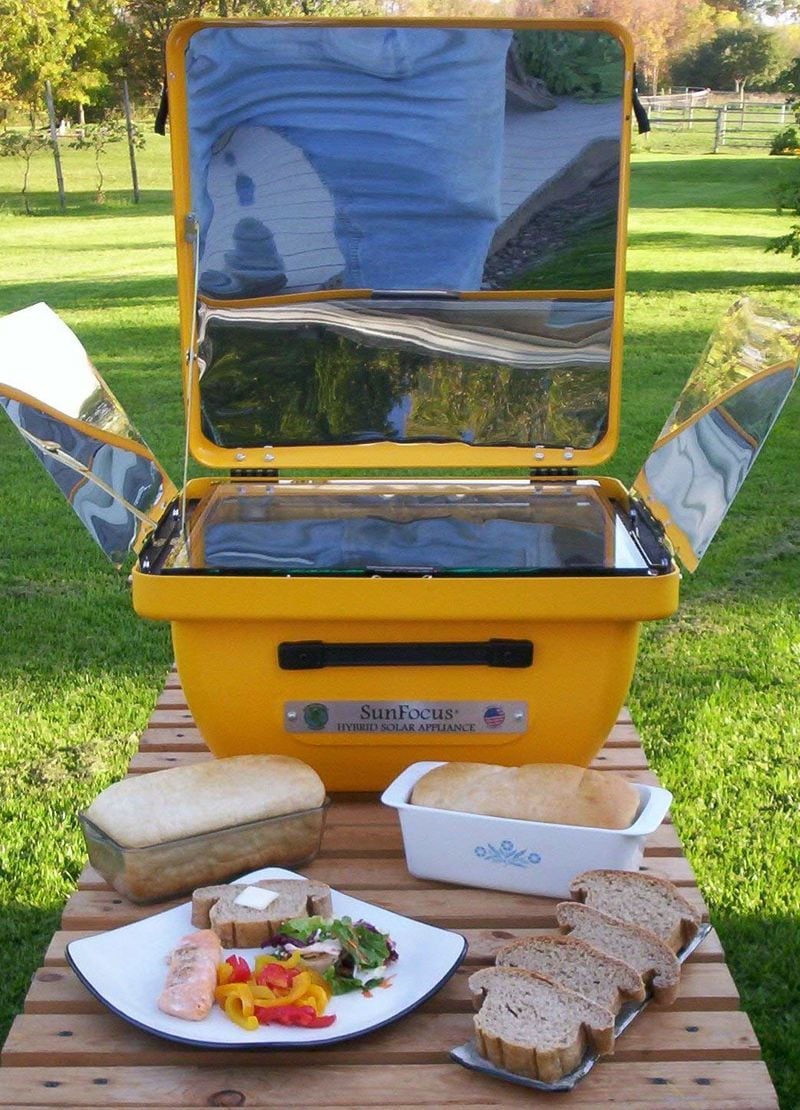 Hybrid Solar-Powered Cookers