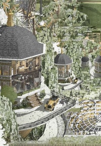 Illustrated Corporate Utopia Concepts Image 5