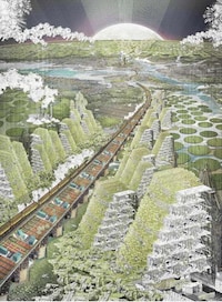 Illustrated Corporate Utopia Concepts Image 8