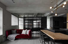 Contemporary Moody Apartment Interiors