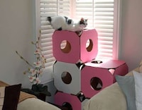 Connectable Cardboard Cat Condos Image 7