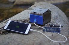 Device-Charging Camping Stoves